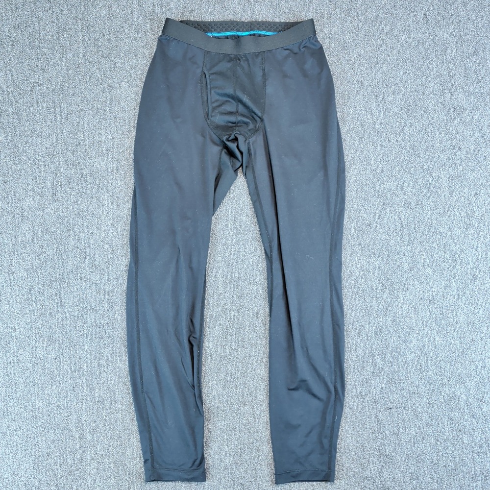 Columbia Gorpcore Omni-Heat Base Layer Tights Mens Large Black Thermal Leggings